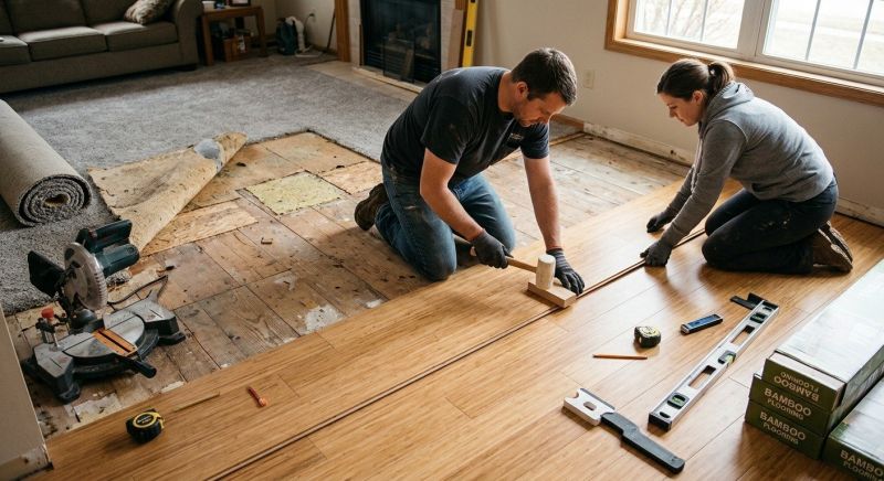 Bamboo Flooring Installation in Springfield, OH