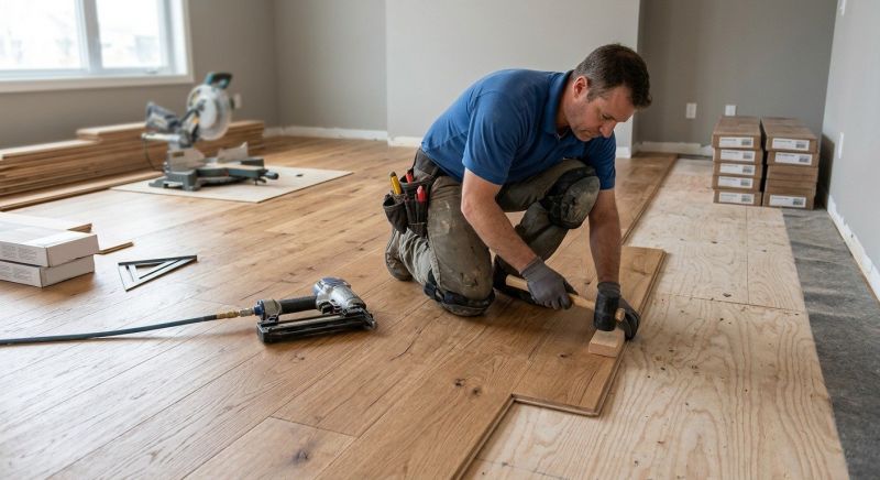 Finished Floor Installation in Springfield, OH