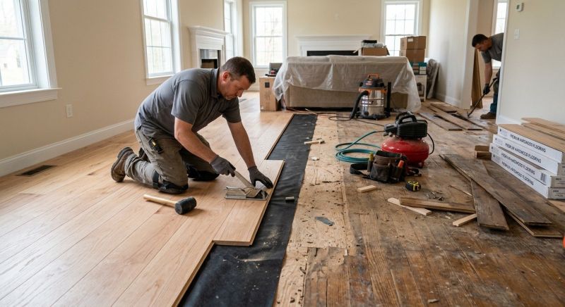 Hardwood Floor Installation in Springfield, OH