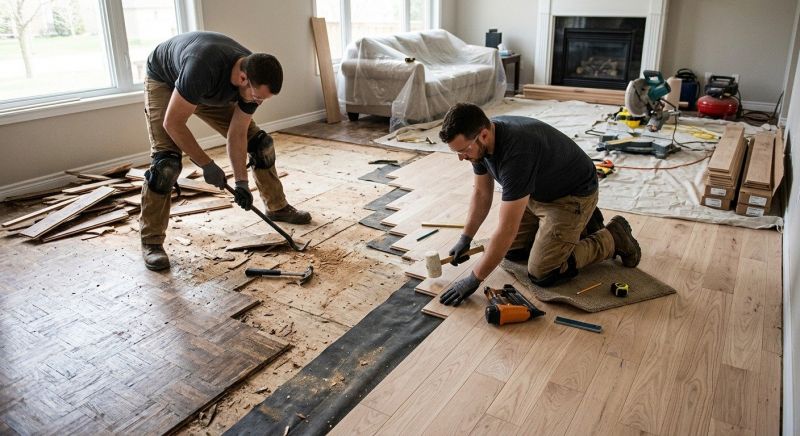 Hardwood Replacement in Tipp City, OH