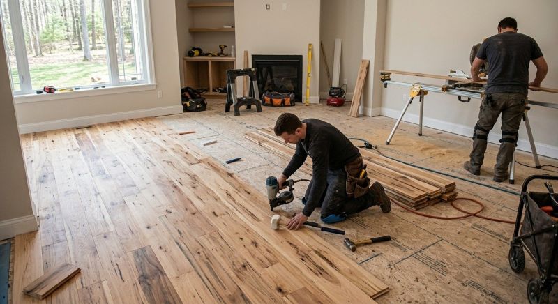 Hickory Floor Installation in Springfield, OH