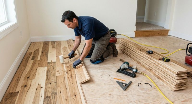 Hickory Floor Installation in Springfield, OH