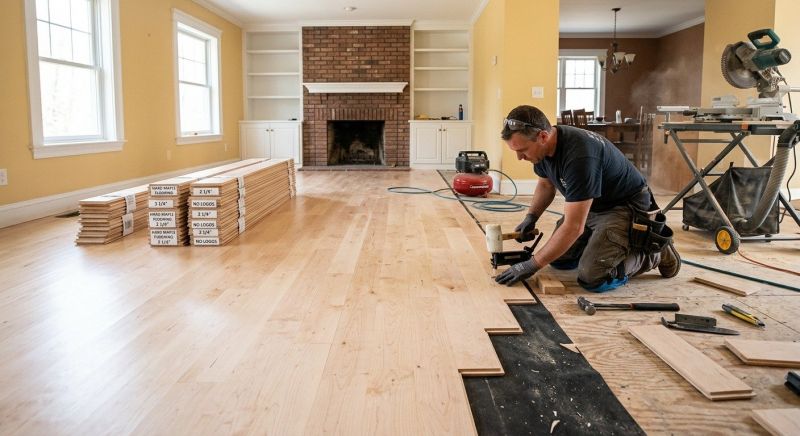 Maple Flooring Installation in Fairborn, OH