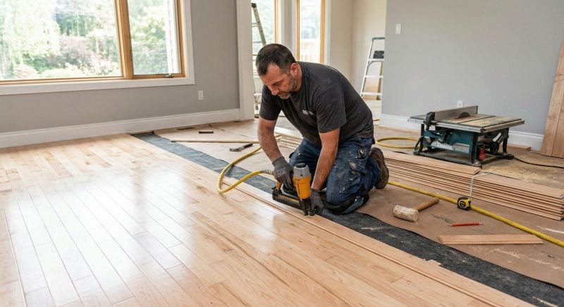 Maple Flooring Installation in Greene County, OH