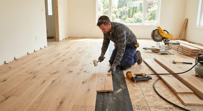 Oak Floor Installation in Clark County, OH