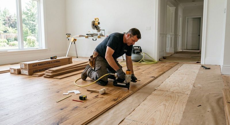 Oak Floor Installation in Clark County, OH