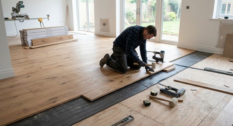 Oak Floor Installation in Dayton, OH