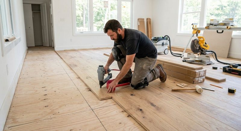 Oak Floor Installation in Urbana, OH