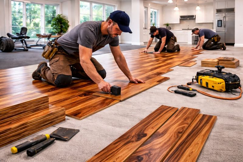 Teak Flooring Installation in Springfield, OH