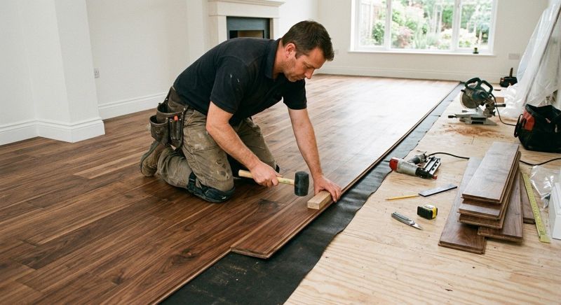 Walnut Flooring Installation in Springfield, OH