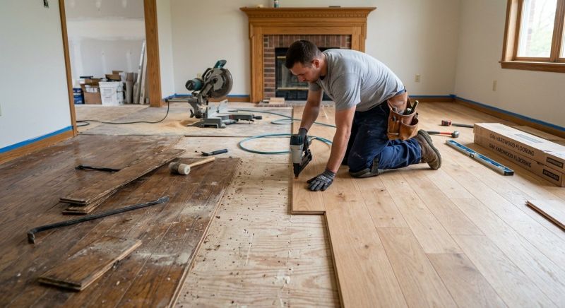 Wood Floor Replacement in Miami County, OH