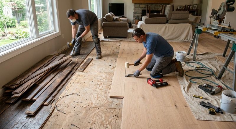 Wood Floor Replacement in Xenia, OH